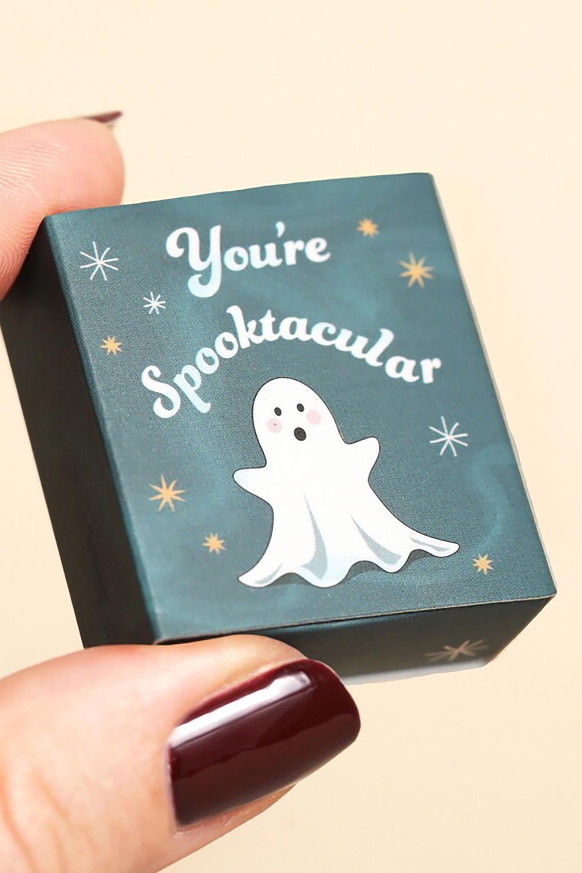 Tiny Matchbox Ceramic Ghost Token — Urban Wild