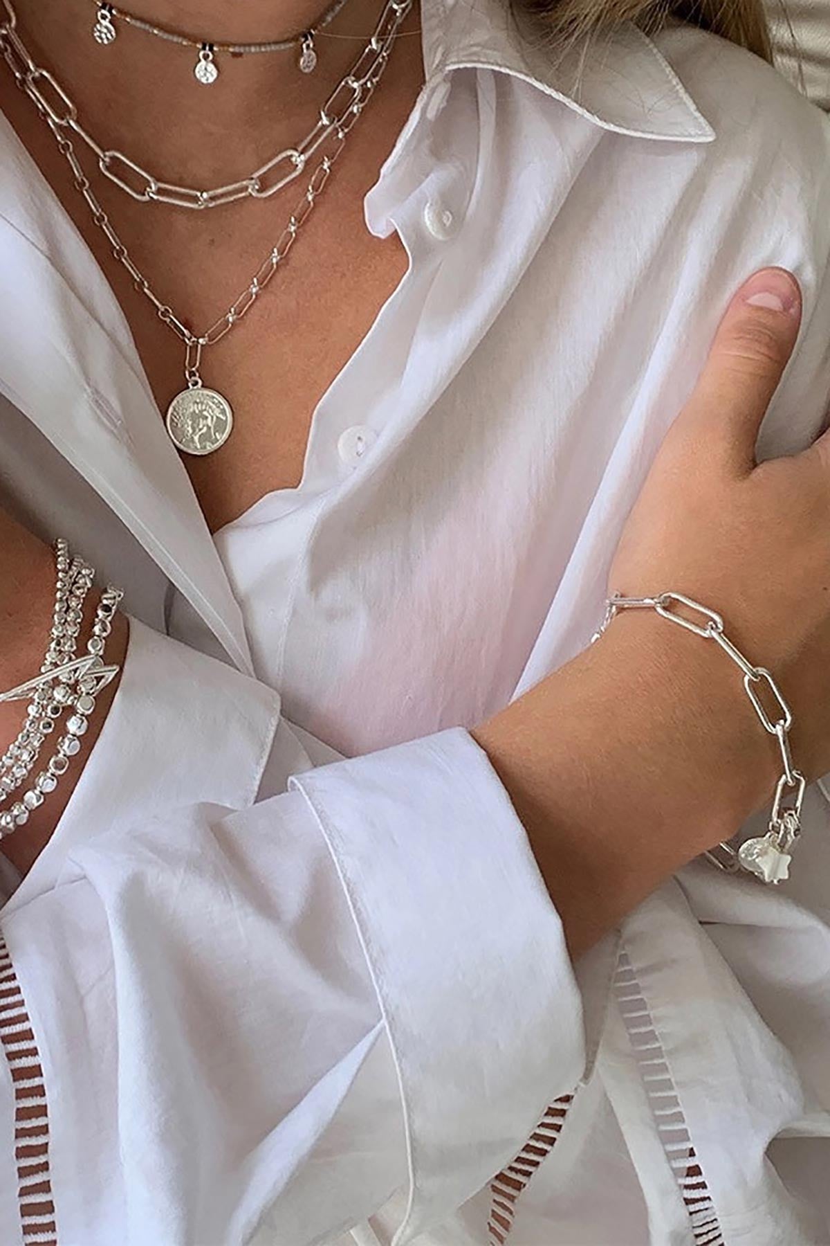 Ukelele Waterproof Silver Chain Bracelet — Urban Wild