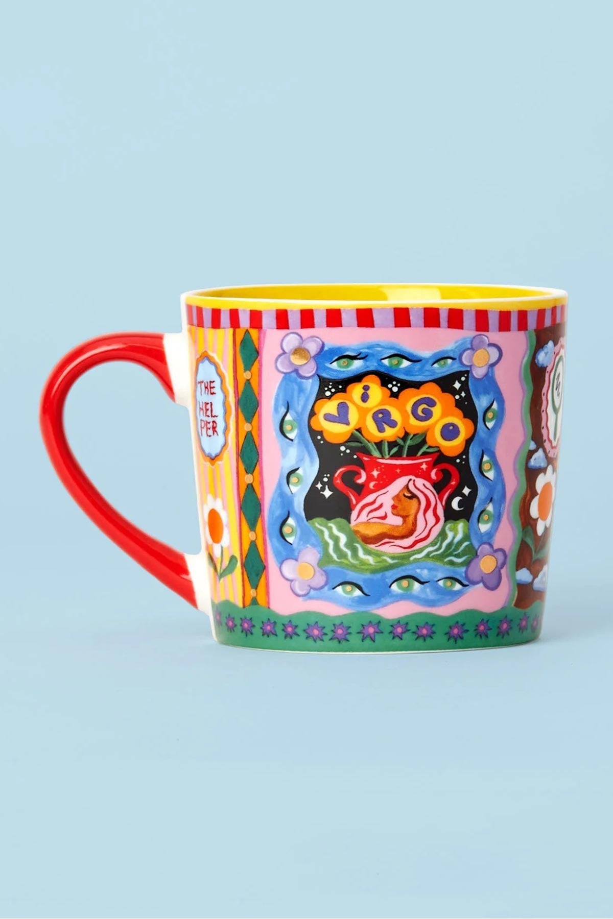 Virgo Zodiac Hand Painted Design Mug — Urban Wild