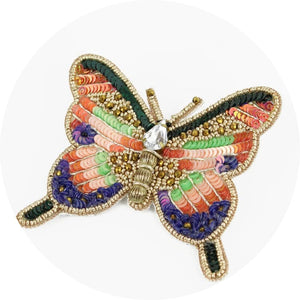 Vintage-inspired sustainable brooches available at Urban Wild