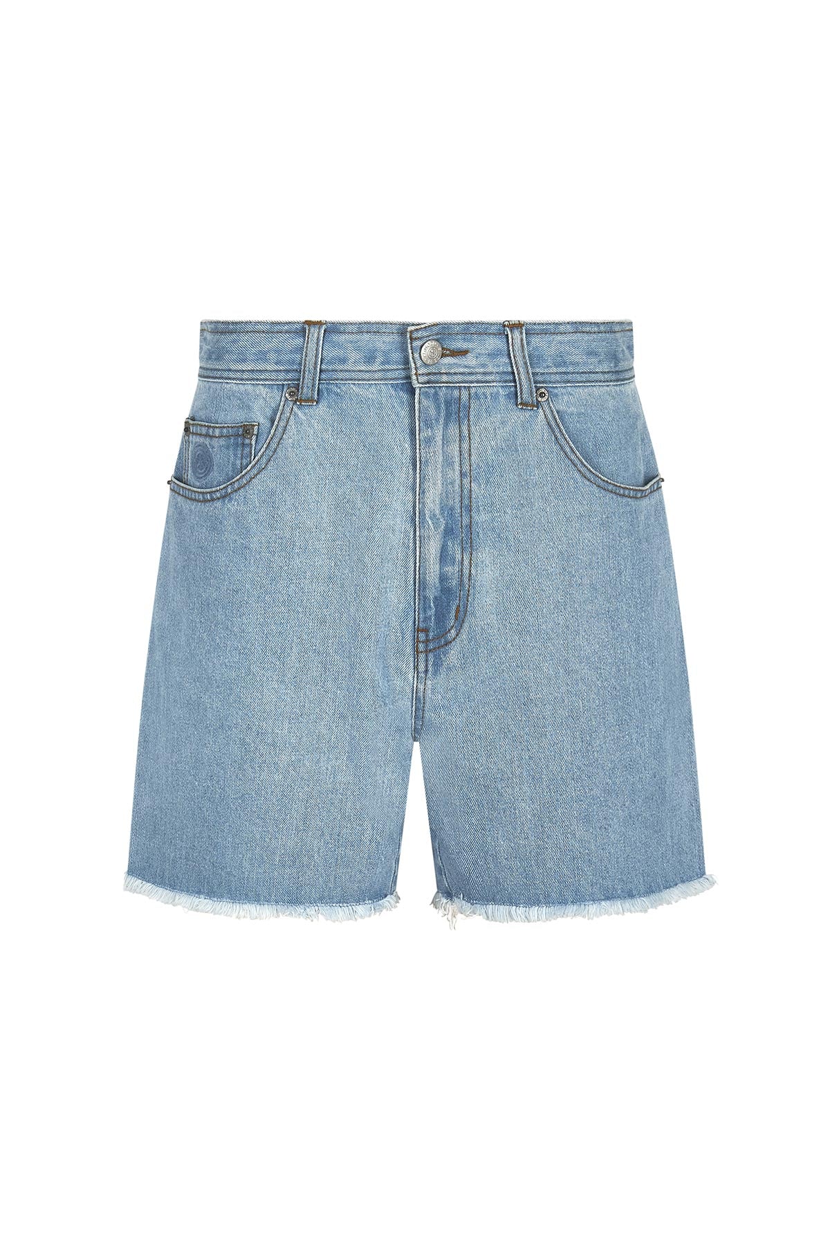 Komodo Leilani Organic Cotton Denim Short In Light Blue