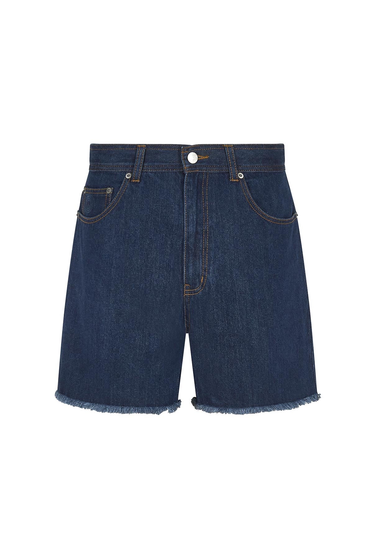 Komodo Leilani Organic Cotton Denim Short In Indigo Blue